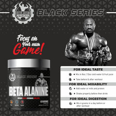 Dexter Jackson Black Series Beta Alanine- 250Gm, 63 Serving