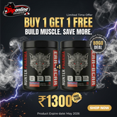 HUNTER PHARMA EAA+BCAA (390g, Blue raspberry)