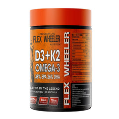 Flex Wheeler Omega-3 D3+K2 -90 Softgel