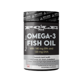 Pole Nutrition Omega-3 Fish Oil 1000mg | 180mg EPA & 120mg DHA | 90 (Softgels)