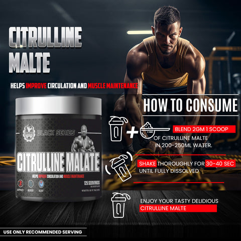 Dexter Jackson Black Series Citrulline Malte (250 Gm, 125 Servings)