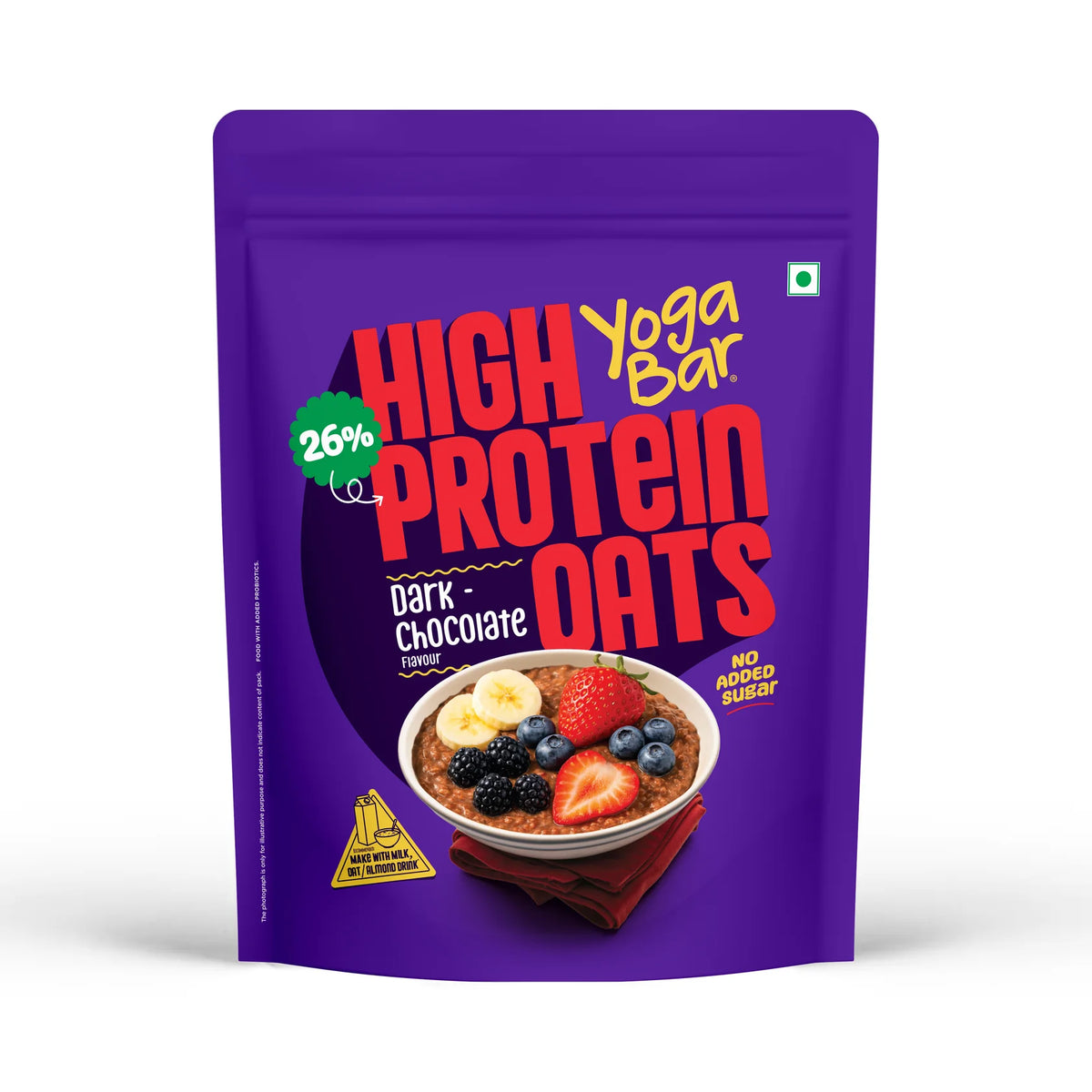Yoga Bar 26g High Protein Oats 1kg - Dark Chocolate