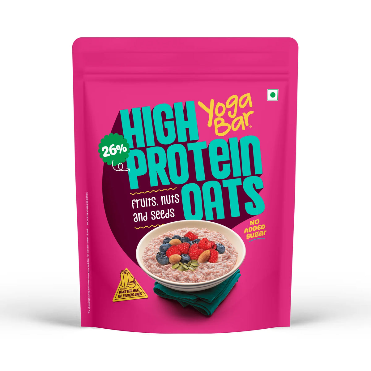 Yoga Bar 26g High Protein Oats 1kg - Fruit & Nut