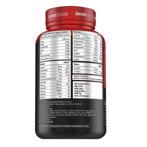 Genetic Code F8 multivitamin (60 softgels)