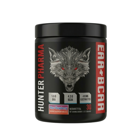 HUNTER PHARMA EAA+BCAA (390g, Blue raspberry)