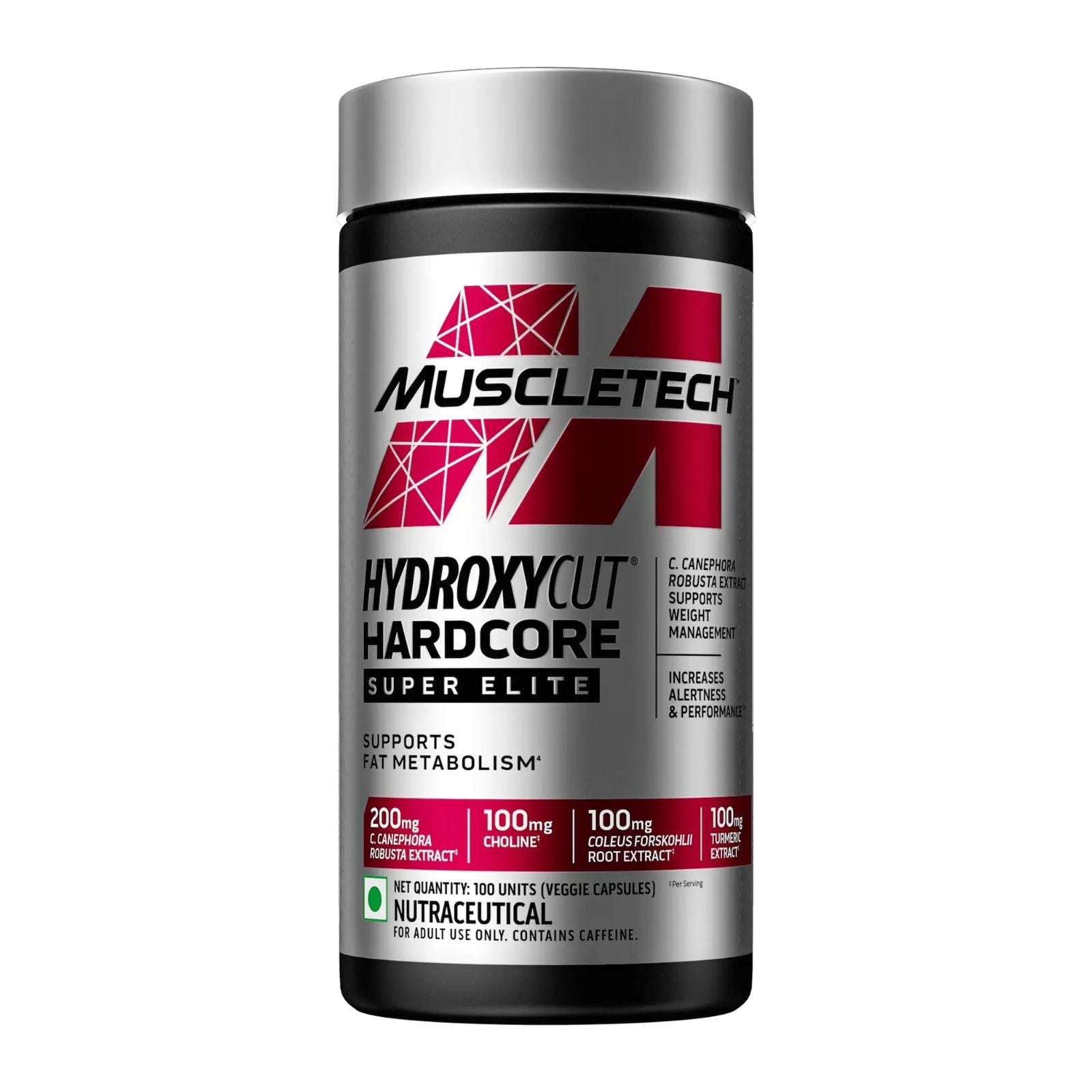 Hydroxycut Hardcore weight loss supplement formulated for enhanced fat burning and energy