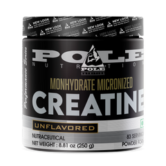 Pole Nutrition Creatine Monohydrate Powder | 100% Pure Micronized Creatine