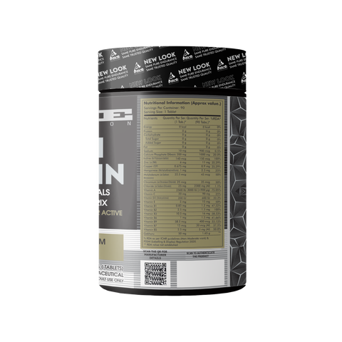 Pole Nutrition Multivitamin Tablets- Daily Nutritional Support For Active Individual 90(Tablets)