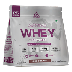 HelixLabz Active Whey Protein | Informed Sport Certified - 900Gm (2Lbs), 25 Servings